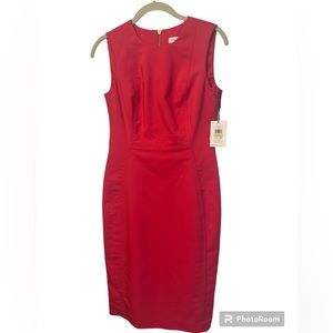 Calvin Klein NWT dress sleeveless size 4.  Coral in color. Easter perfect!